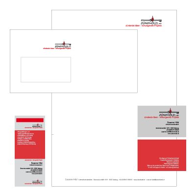 Werbeagentur K-Design: Geschäftsdrucksorten Briefpapier Zündhölzl