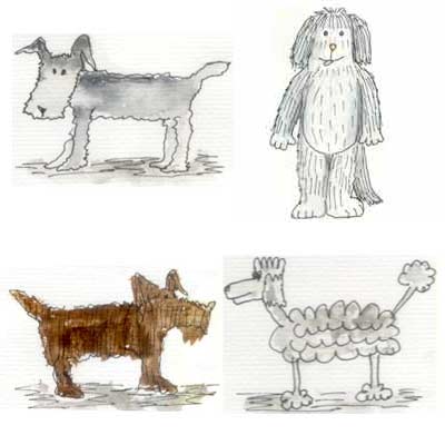 K-Design - GrafiKunst: Illustrationen Kinderbuchillustrationen Hunde
