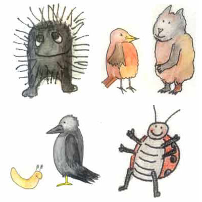 Werbeagentur K-Design: Illustrationen Kinderbuchillustrationen Tiere