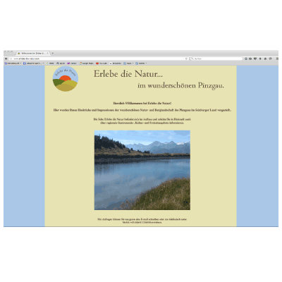 Werbeagentur K-Design: Webdesign und Homepage Erlebe die Natur